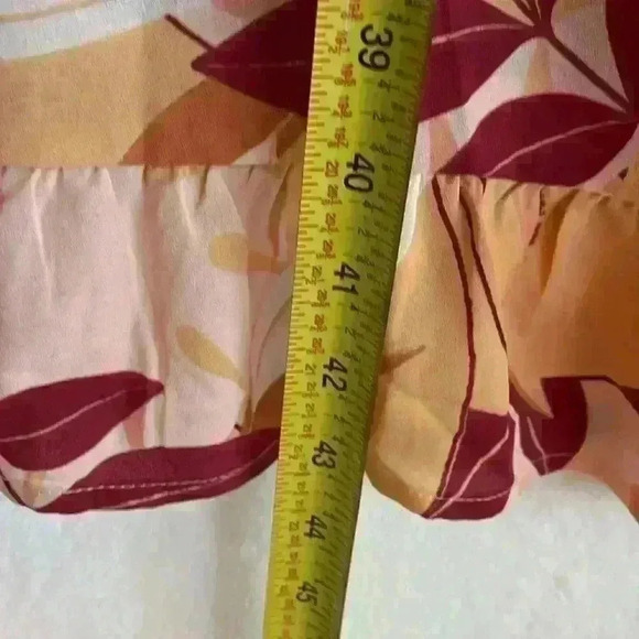 Sienna Sky Woman's Floral Adjustable Spaghetti Straps Midi Size M - Picture 7 of 7